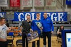 Men's Basketball Senior Day  Wheaton College Men's Basketball Senior Day 2024. - Photo By: KEITH NORDSTROM : Wheaton, basketball, senior day, MBBall2024